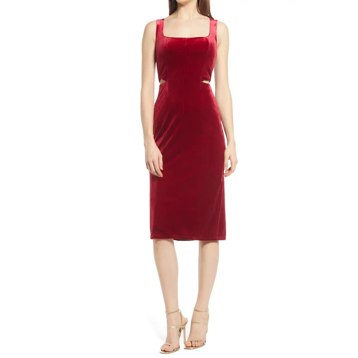 Women Velvet Long Dress